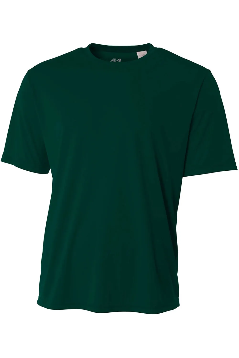 A4 Youth Performance Moisture Wicking Short Sleeve Crewneck T-Shirt - Forest Green