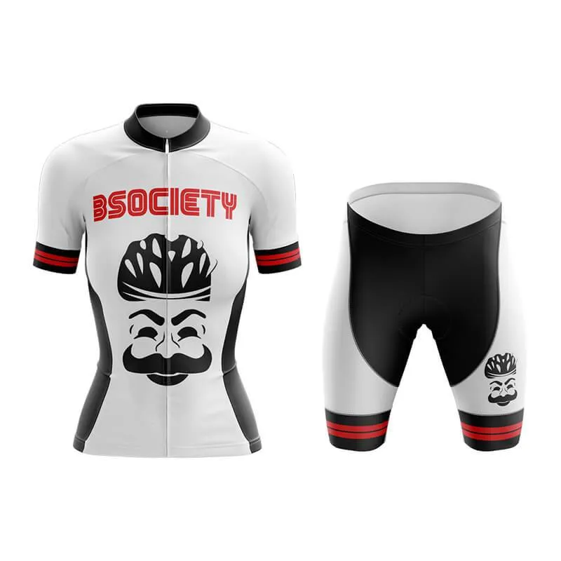 B Society (V1) (White) Club Cycling Kit