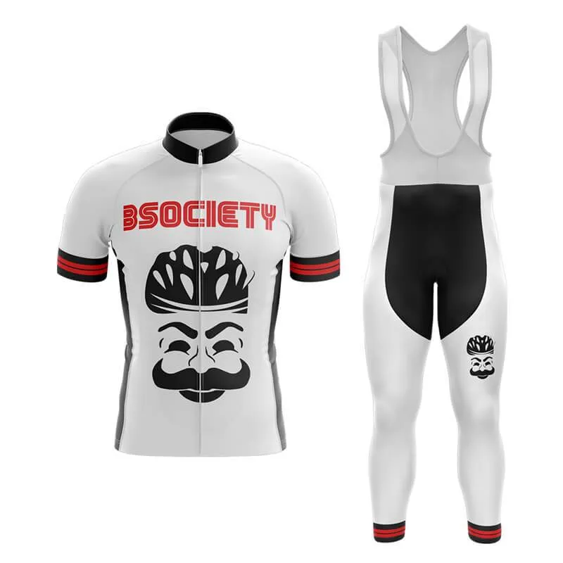 B Society (V1) (White) Club Cycling Kit