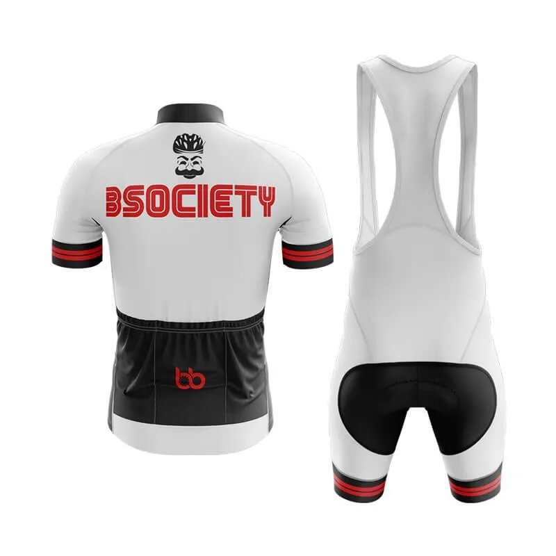 B Society (V1) (White) Club Cycling Kit