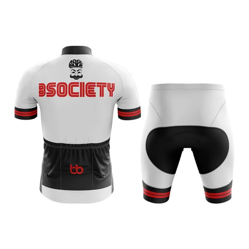 B Society (V1) (White) Club Cycling Kit