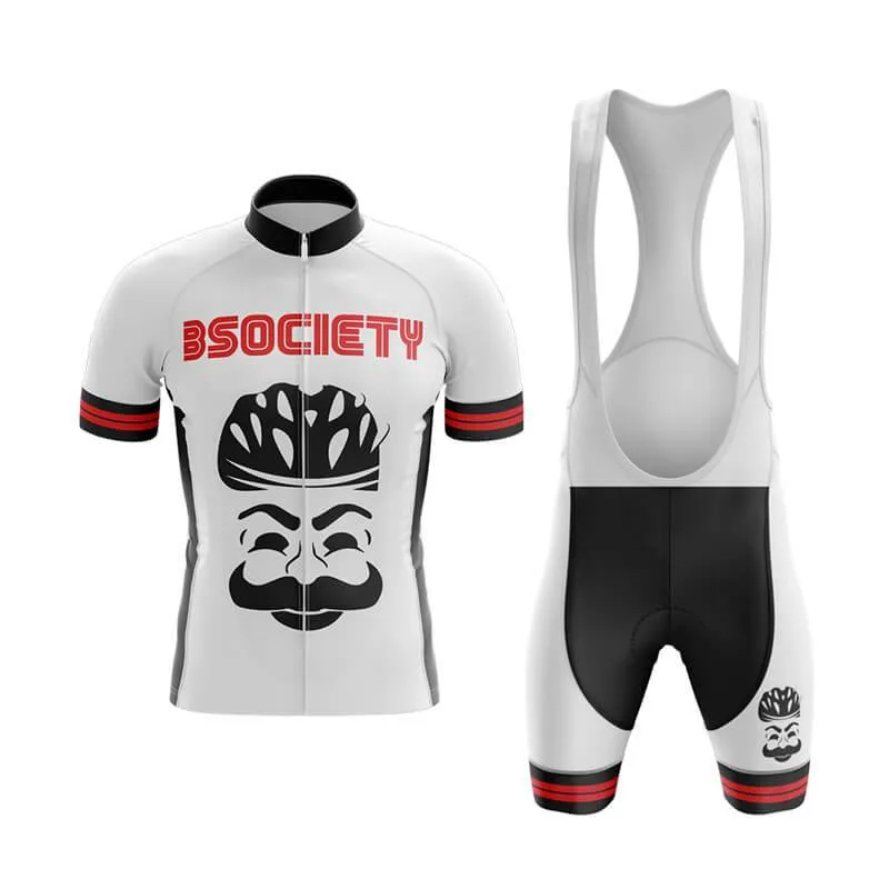 B Society (V1) (White) Club Cycling Kit