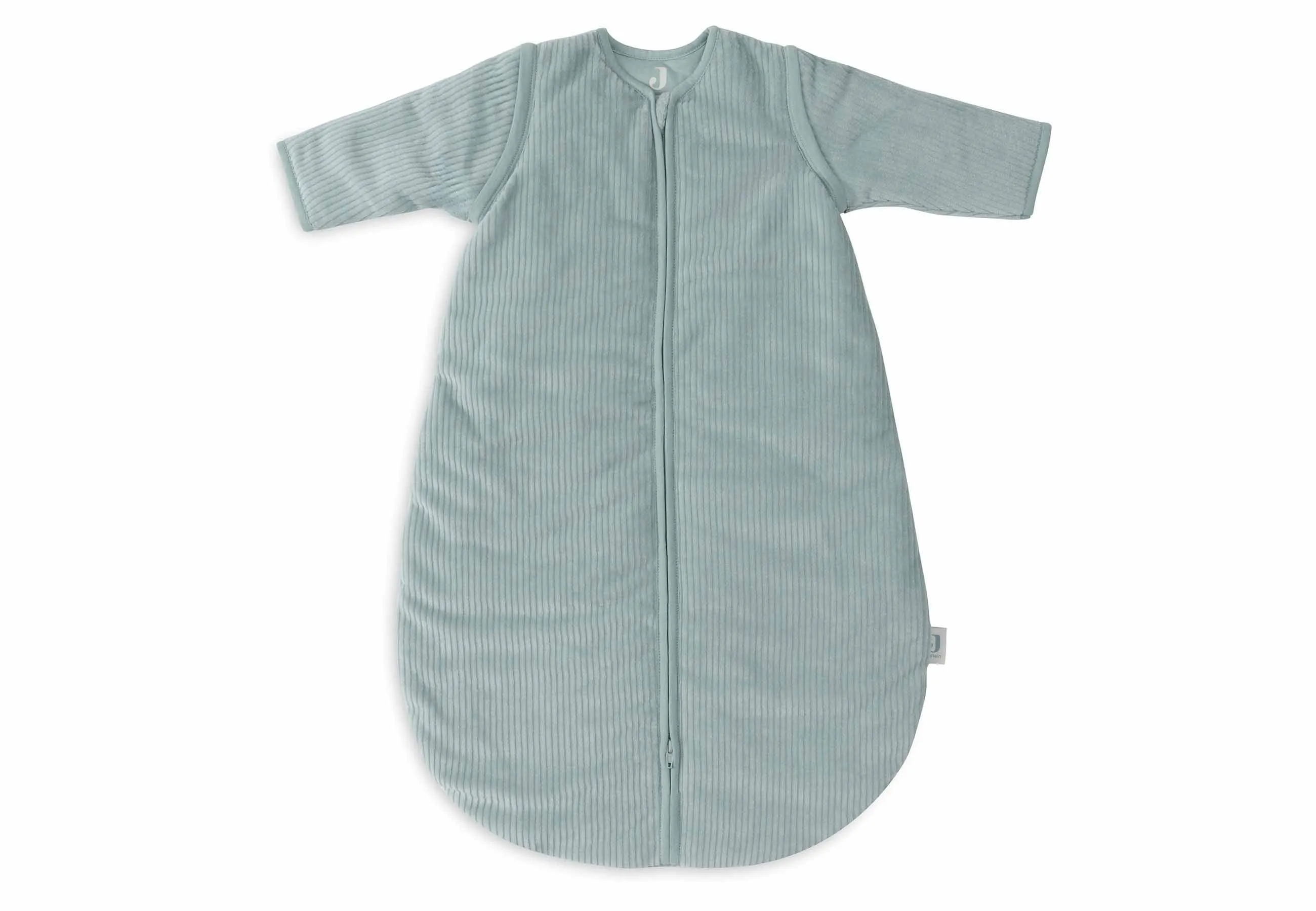 Baby Sleeping Bag with Removable Sleeves 90cm Rib - Sea Green