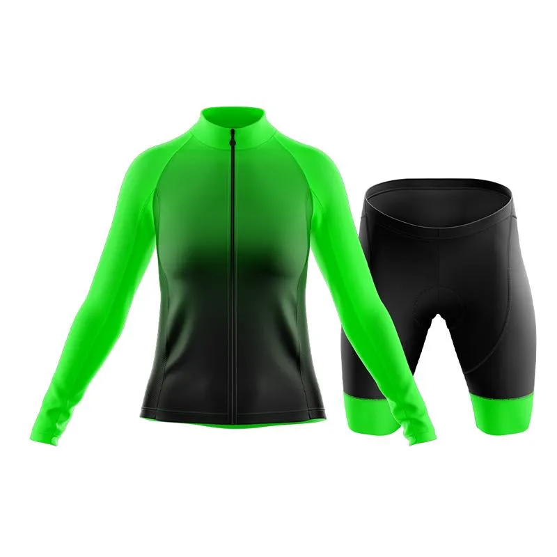 Black to Green Club Cycling Kit