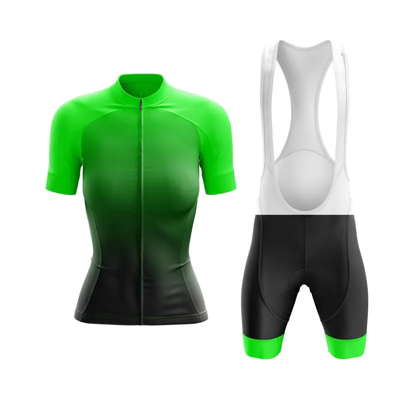 Black to Green Club Cycling Kit