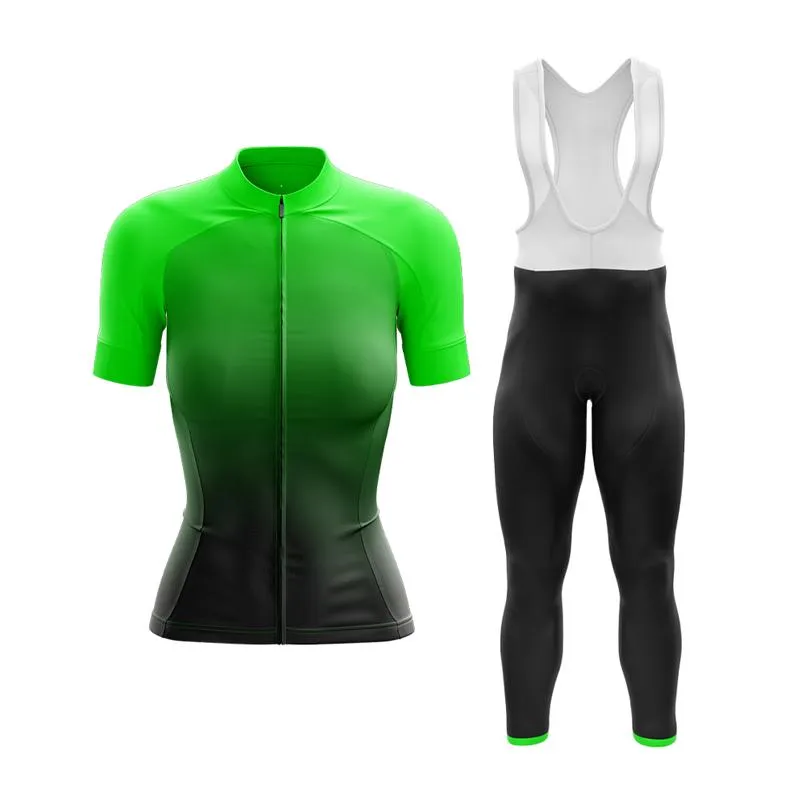 Black to Green Club Cycling Kit