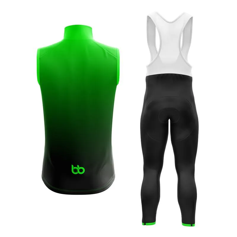 Black to Green Club Cycling Kit