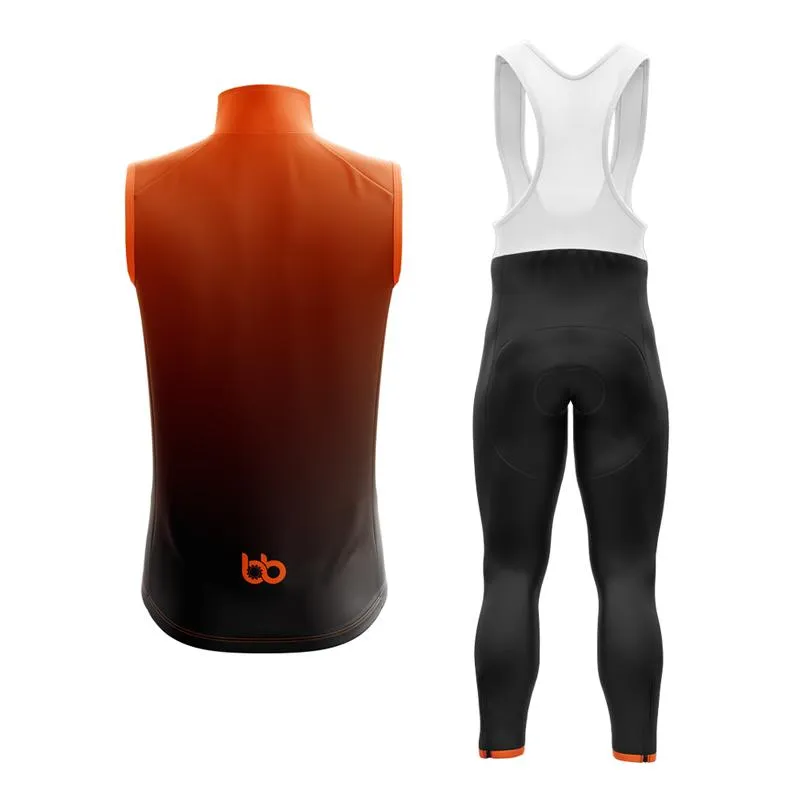 Black to Orange Club Cycling Kit