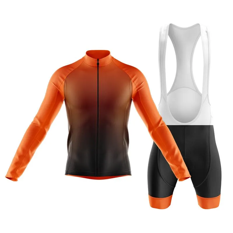 Black to Orange Club Cycling Kit