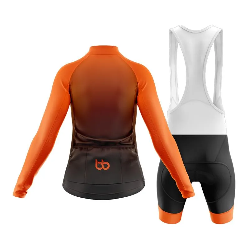 Black to Orange Club Cycling Kit