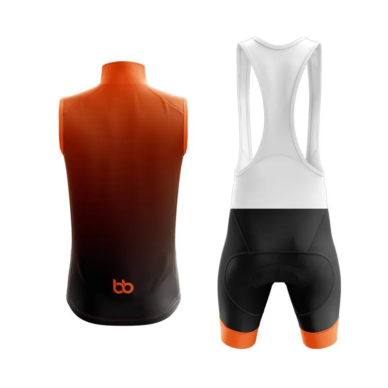 Black to Orange Club Cycling Kit