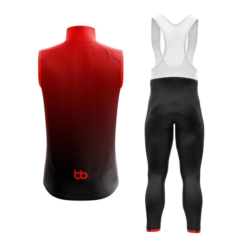 Black to Red Club Cycling Kit