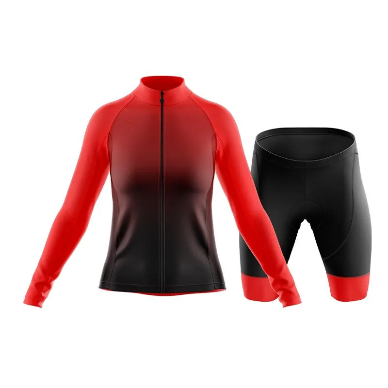 Black to Red Club Cycling Kit