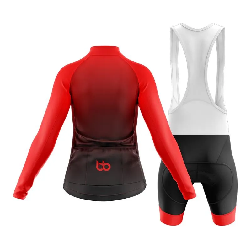 Black to Red Club Cycling Kit