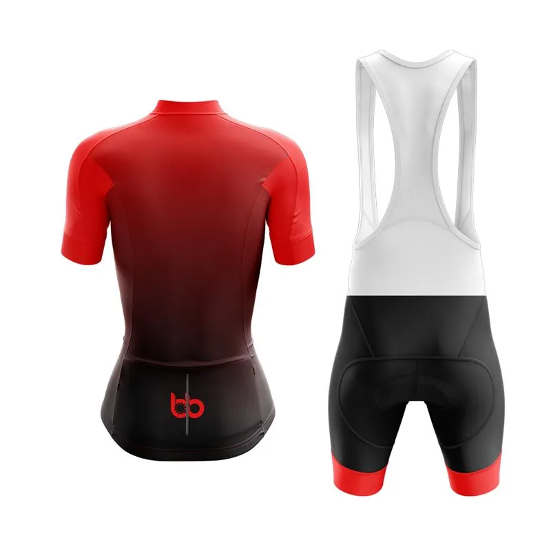 Black to Red Club Cycling Kit