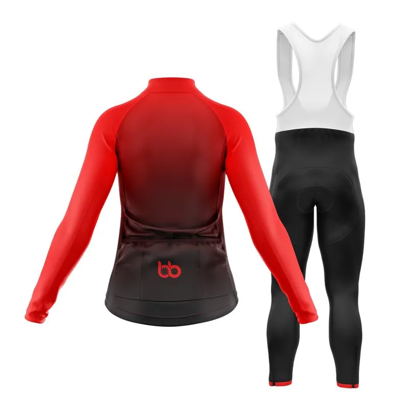 Black to Red Club Cycling Kit