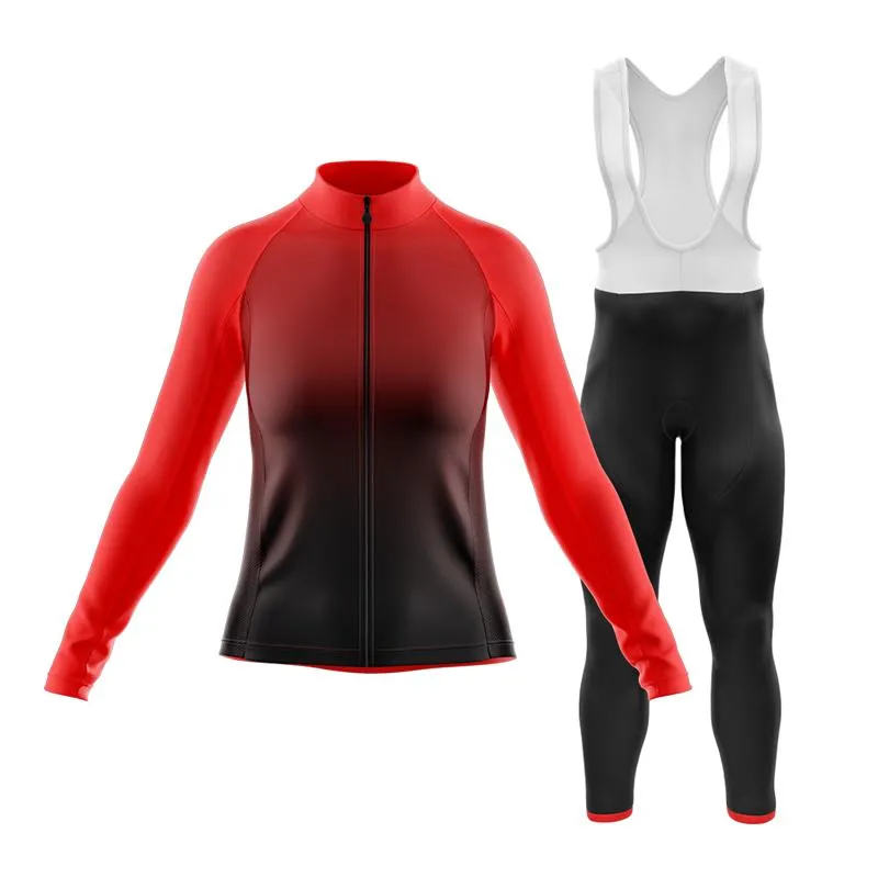 Black to Red Club Cycling Kit