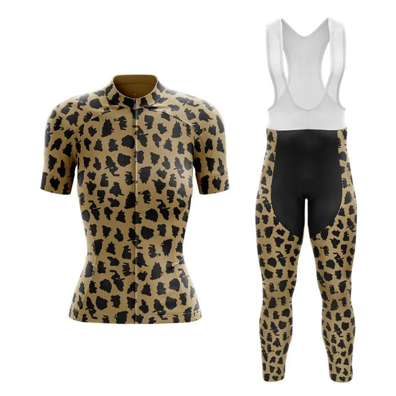 Brown Leopard Club Cycling Kit