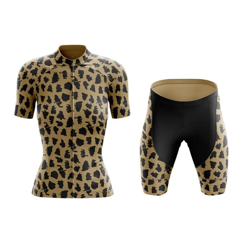 Brown Leopard Club Cycling Kit