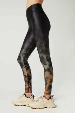 Camila Front Pocket Legging Floral Camo Sahara