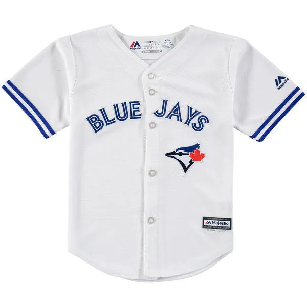 Child Toronto Blue Jays Majestic White Home Cool Base Jersey