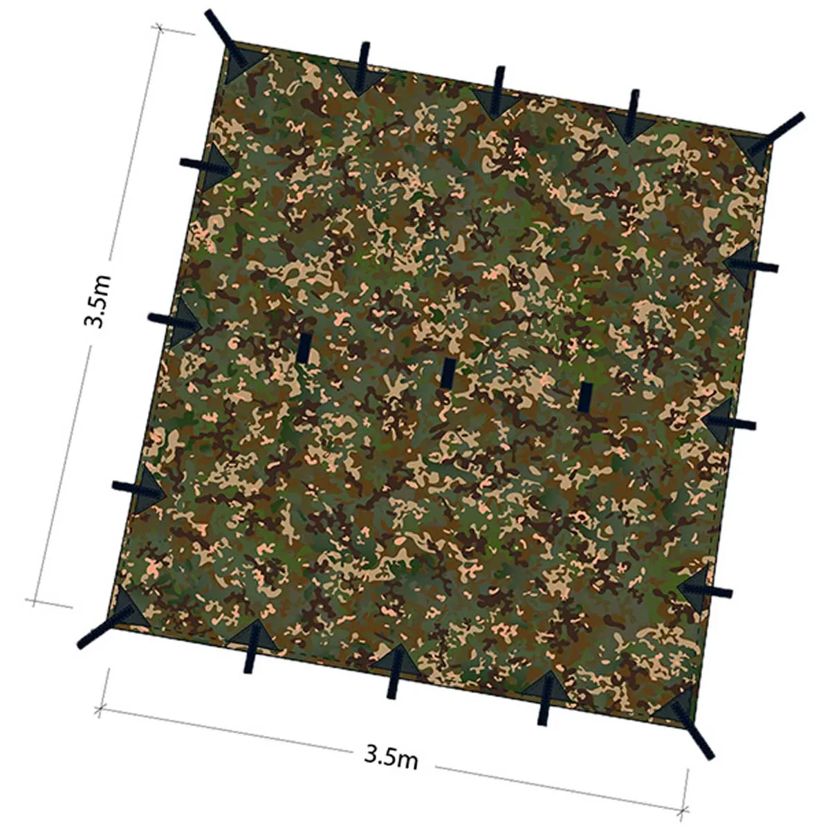 DD Hammocks Tarp 3.5 x 3.5 Multicam Camouflage