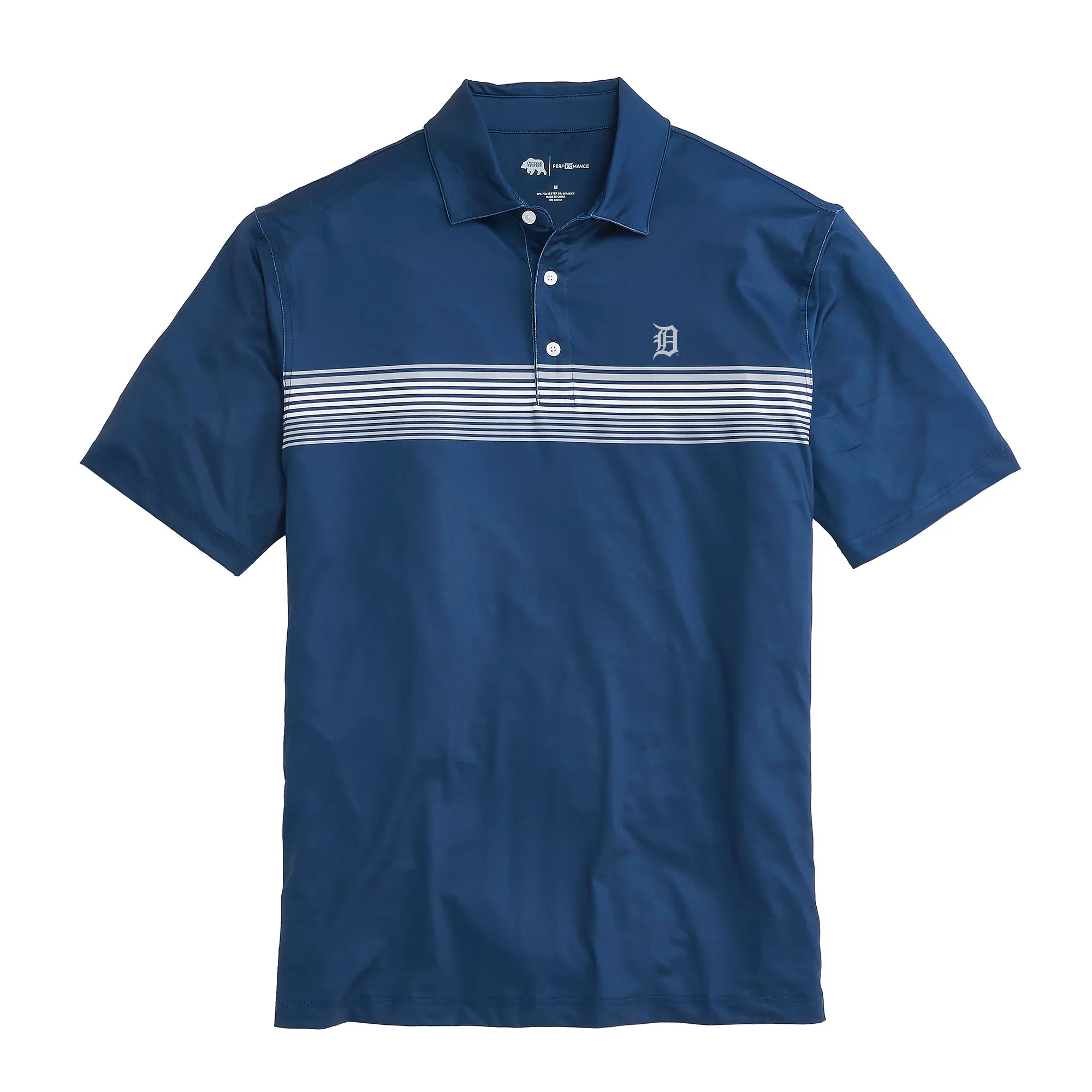 Detroit Tigers Prestwick Printed Performance Polo