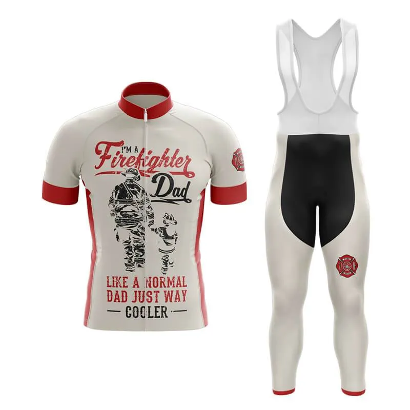 FireFighter Dad (White) Club Cycling Kit