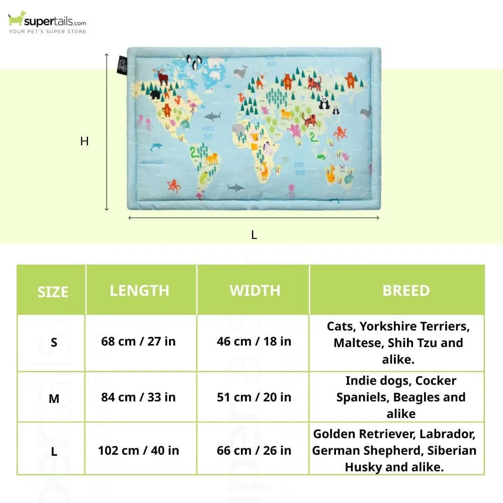 FurBuddies Fur Map Mat for Dogs and Cats