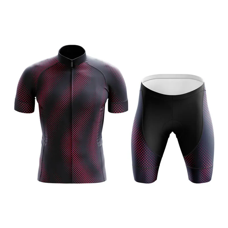 Halftone Club Cycling Kit (Purple Red)