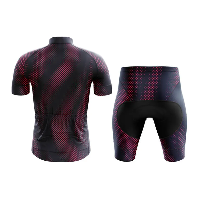 Halftone Club Cycling Kit (Purple Red)