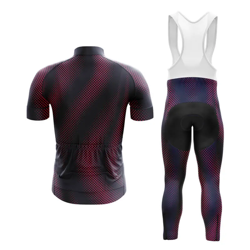 Halftone Club Cycling Kit (Purple Red)