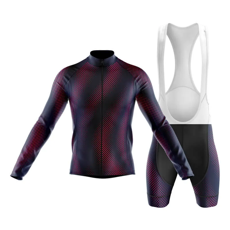 Halftone Club Cycling Kit (Purple Red)