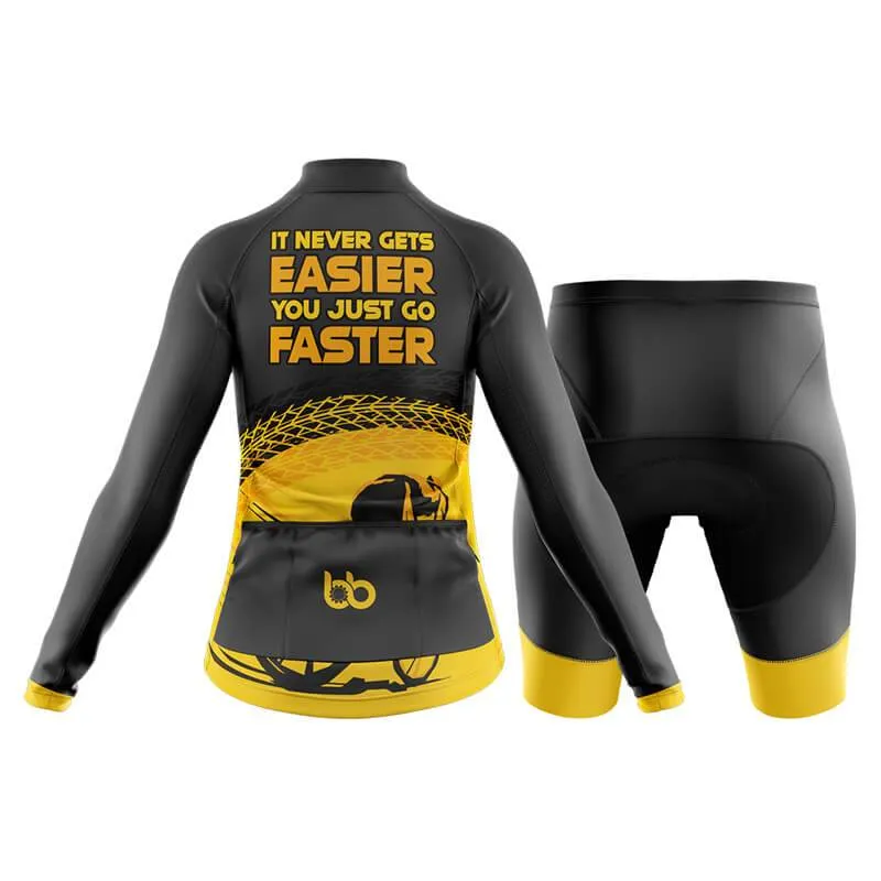 It never gets easier, you just go faster (V1) Club Cycling Kit