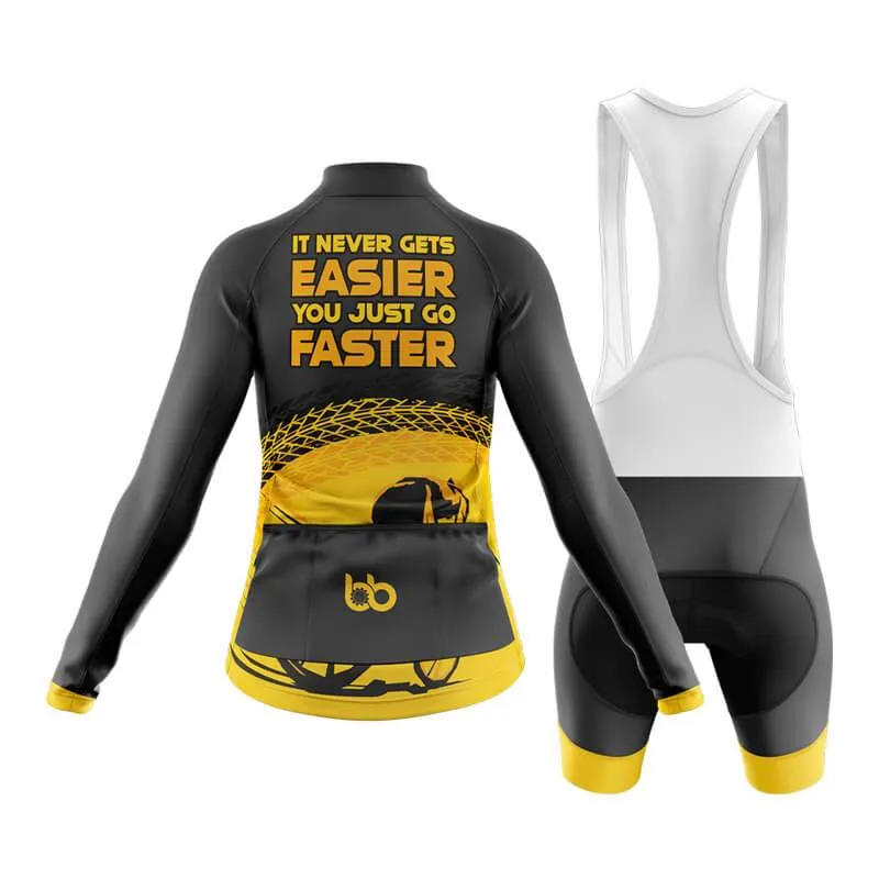 It never gets easier, you just go faster (V1) Club Cycling Kit