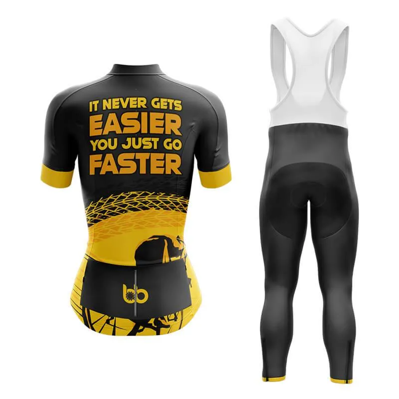 It never gets easier, you just go faster (V1) Club Cycling Kit