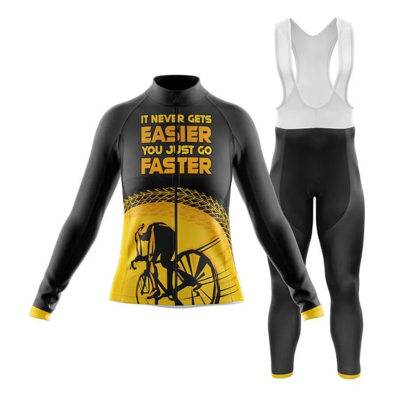 It never gets easier, you just go faster (V1) Club Cycling Kit