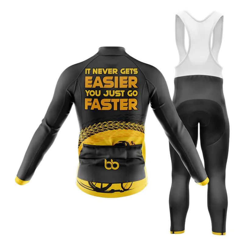 It never gets easier, you just go faster (V1) Club Cycling Kit