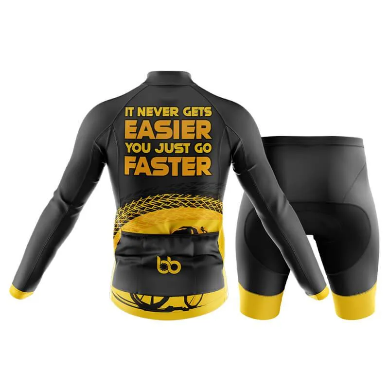 It never gets easier, you just go faster (V1) Club Cycling Kit