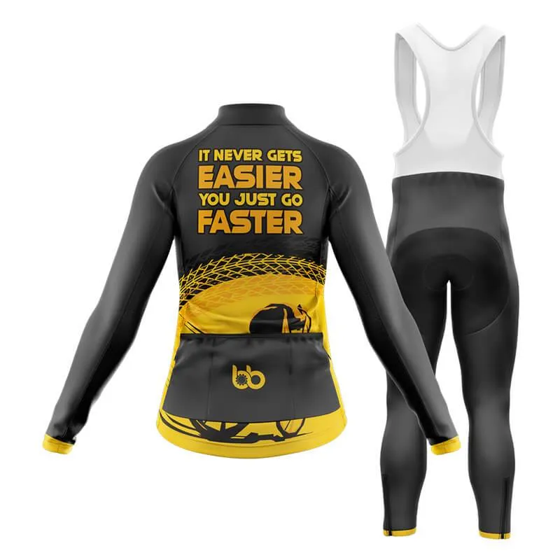 It never gets easier, you just go faster (V1) Club Cycling Kit