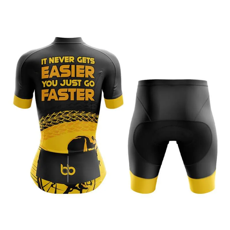 It never gets easier, you just go faster (V1) Club Cycling Kit