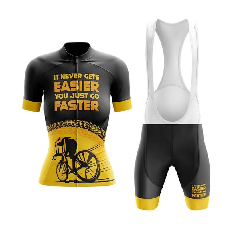 It never gets easier, you just go faster (V1) Club Cycling Kit