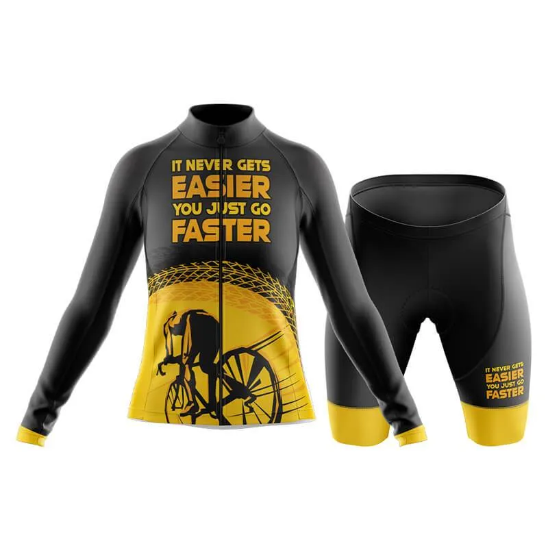 It never gets easier, you just go faster (V1) Club Cycling Kit