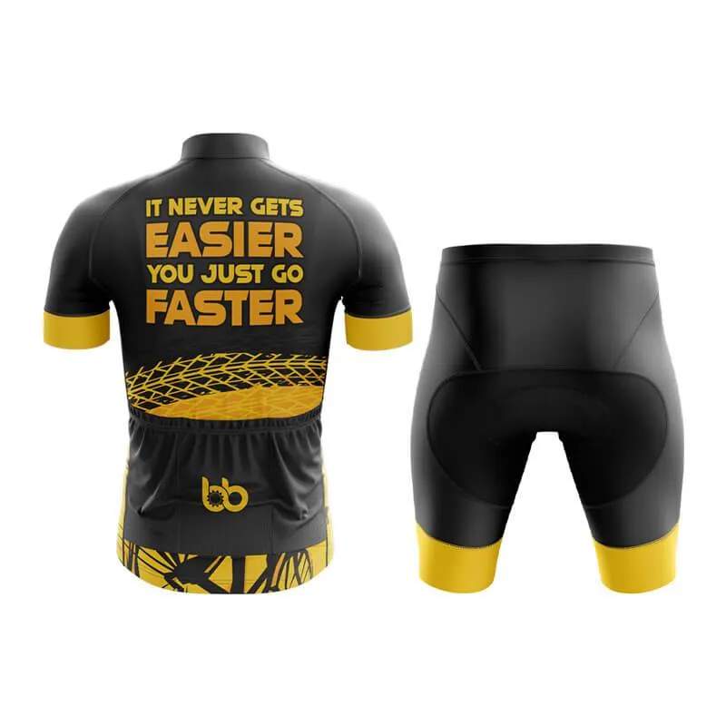 It never gets easier, you just go faster (V1) Club Cycling Kit