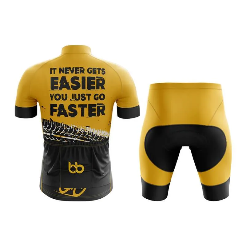 It never gets easier, you just go faster (V2) Club Cycling Kit