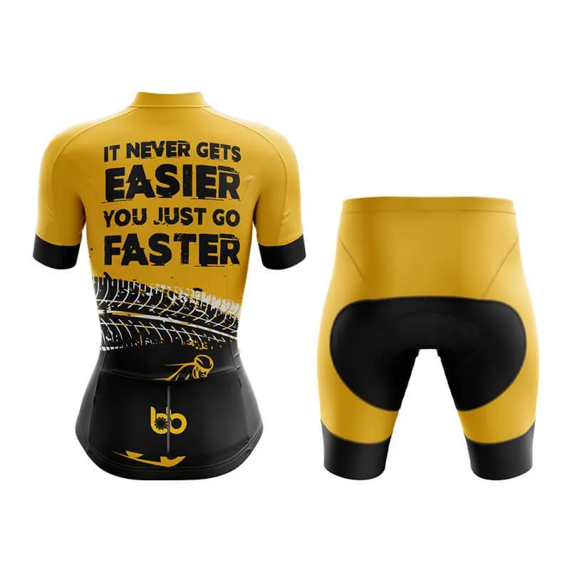 It never gets easier, you just go faster (V2) Club Cycling Kit