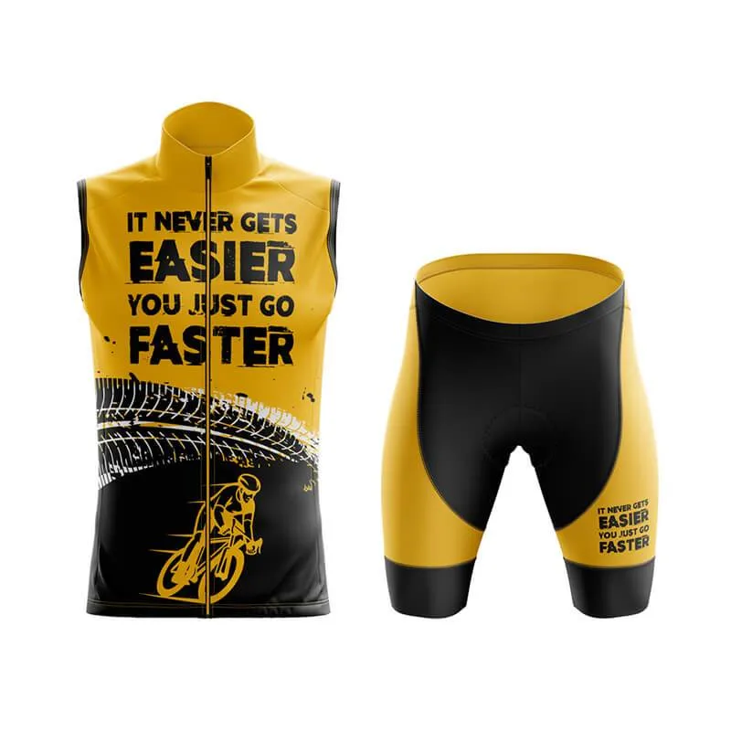 It never gets easier, you just go faster (V2) Club Cycling Kit