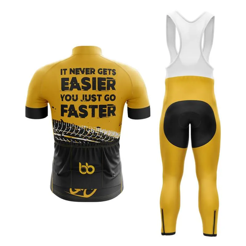 It never gets easier, you just go faster (V2) Club Cycling Kit