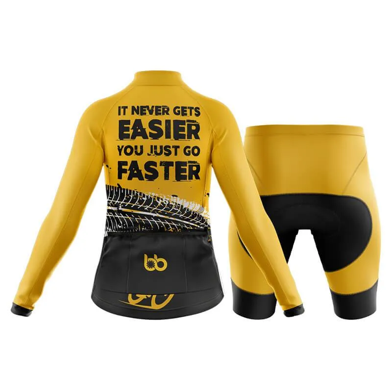 It never gets easier, you just go faster (V2) Club Cycling Kit