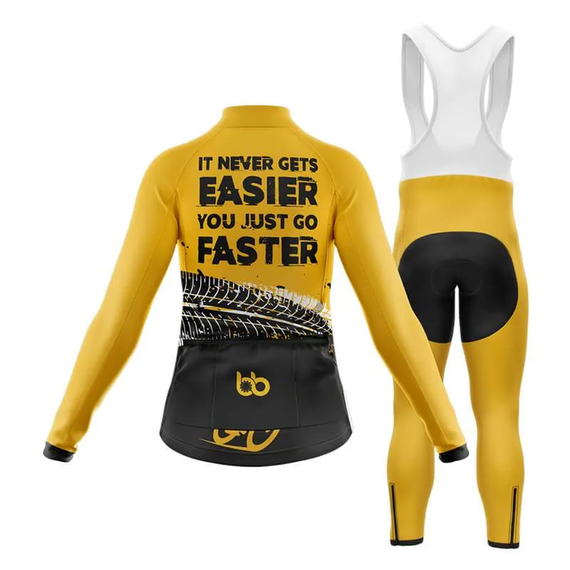 It never gets easier, you just go faster (V2) Club Cycling Kit